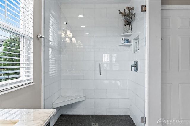 40 Shady Pines Ave, Springboro, OH 45066 - full bathroom with a stall shower