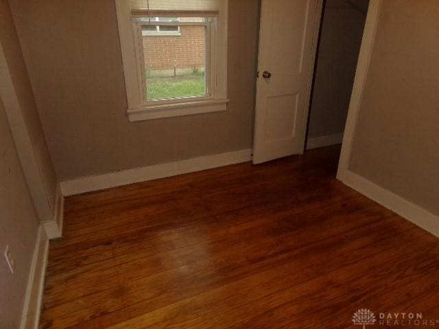 1719 Lamberton St, Middletown, OH 45044 - spare room featuring baseboards and wood finished floors