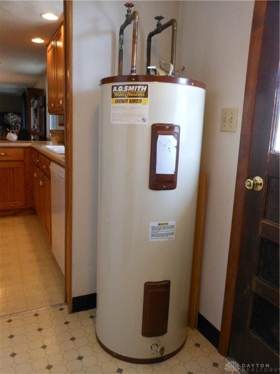 8189 Oakes Rd, Arcanum, OH 45304 - utility room featuring water heater