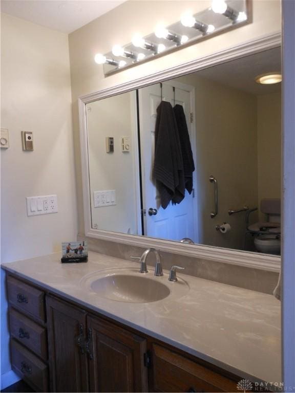 8189 Oakes Rd, Arcanum, OH 45304 - bathroom with vanity and toilet