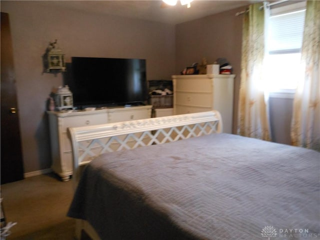 8189 Oakes Rd, Arcanum, OH 45304 - bedroom with carpet and ceiling fan