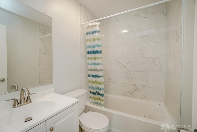 9738 Gibralter Dr, Colerain Township, OH 45251 - full bath with shower / tub combo, vanity, and toilet