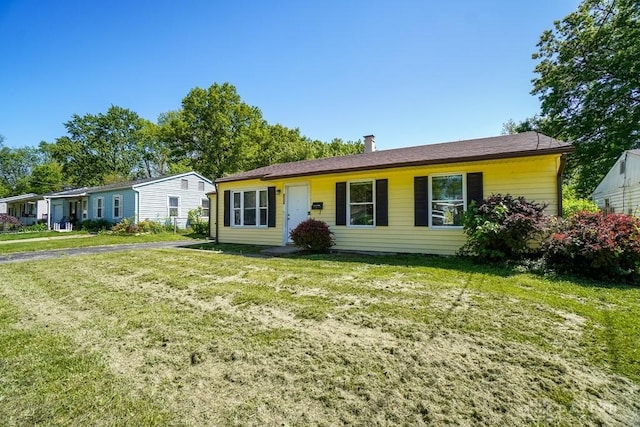 9738 Gibralter Dr, Colerain Township, OH 45251 - ranch-style house with a front yard