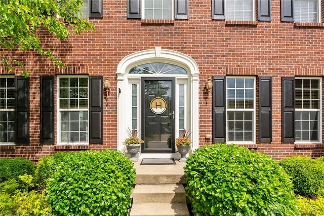 9378 Oak Brook Dr, Clearcreek Twp, OH 45458 - doorway to property with brick siding