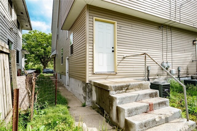 18241826 W Grand Ave, Dayton, OH 45402 - view of property exterior with fence and cooling unit
