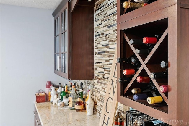 view of wine room
