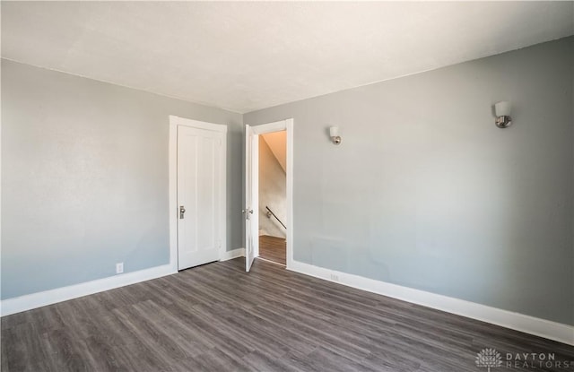 221 Virginia Ave, Dayton, OH 45410 - empty room featuring dark wood finished floors