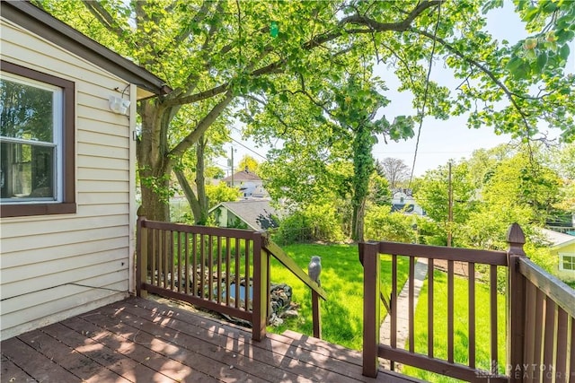 221 Virginia Ave, Dayton, OH 45410 - deck with a yard