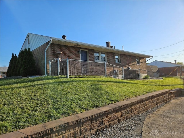 5107 Christy Ave, Dayton, OH 45431 - back of property featuring brick siding
