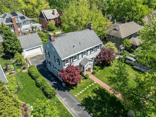 135 E Dixon Ave, Oakwood, OH 45419 - aerial view of residential area