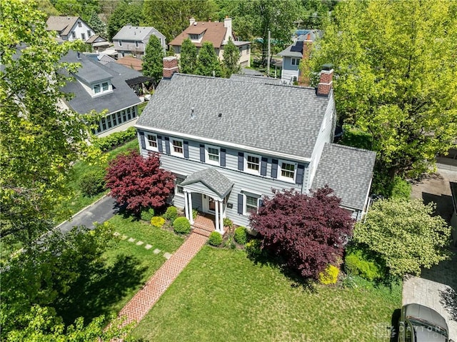 135 E Dixon Ave, Oakwood, OH 45419 - aerial perspective of suburban area