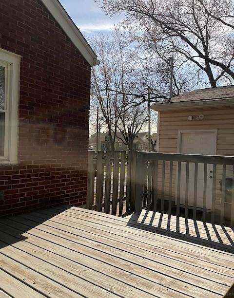 12 Harshman St, Brookville, OH 45309 - view of deck