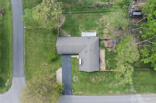view from above of property