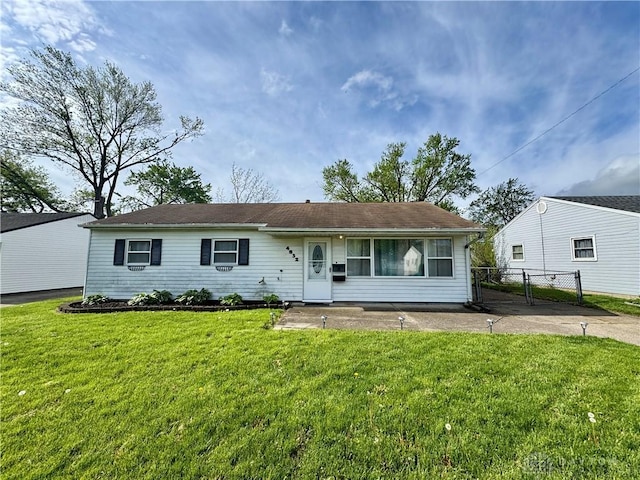 4832 Barnhart Ave, Dayton, OH 45432 - ranch-style house with a gate