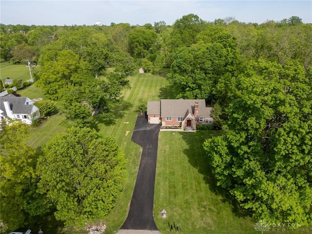 2182 La Grange Rd, Beavercreek, OH 45431 - view from above of property featuring a heavily wooded area