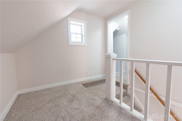 2182 La Grange Rd, Beavercreek, OH 45431 - additional living space featuring carpet, lofted ceiling, and baseboards