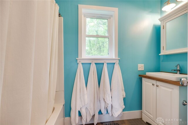 1803 Resor Rd, Fairfield, OH 45014 - bathroom with vanity and baseboards