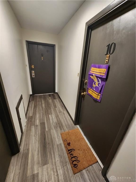 2620 N Gettysburg Ave, Dayton, OH 45406 - doorway to outside with wood finished floors