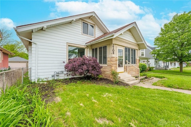 2108 Auburn Ave, Dayton, OH 45406 - view of front of home featuring stone siding