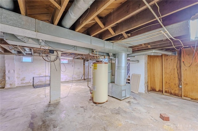 2108 Auburn Ave, Dayton, OH 45406 - below grade area with water heater