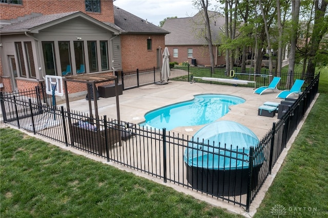 community pool featuring a patio