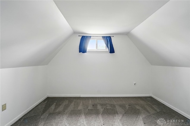 2917 California Ave, Dayton, OH 45419 - additional living space featuring carpet, lofted ceiling, and baseboards