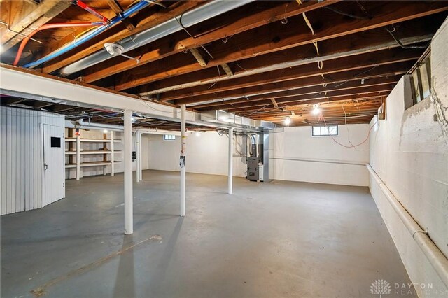 2917 California Ave, Dayton, OH 45419 - basement with heating unit