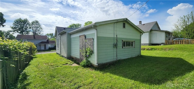 view of outbuilding