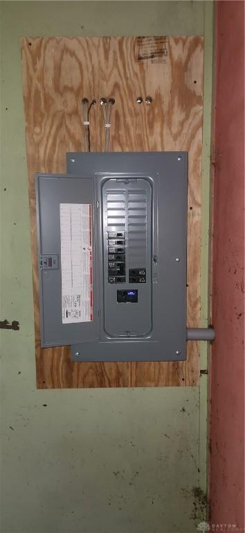 utility room featuring electric panel