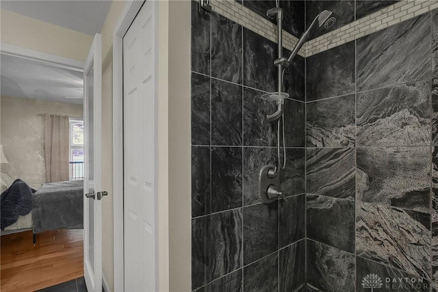 1395 Chickasaw Dr, London, OH 43140 - bathroom featuring tiled shower