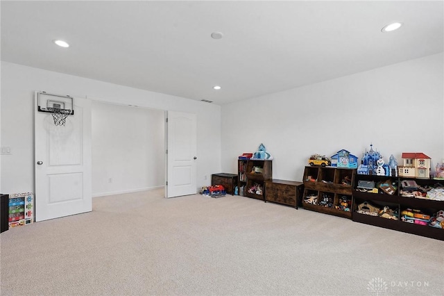 4061 Woodland Ridge Ct, Bellbrook, OH 45440 - playroom with carpet and recessed lighting
