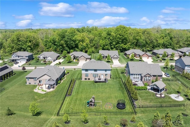 4061 Woodland Ridge Ct, Bellbrook, OH 45440 - aerial perspective of suburban area