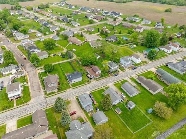 318 E Main St, Bradford, OH 45308 - aerial perspective of suburban area