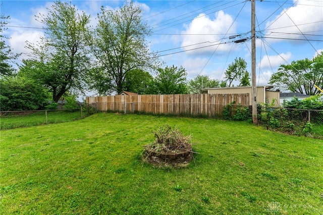 view of yard