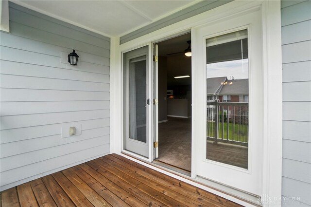 3128 Alexander Pl Unit 206, Beavercreek, OH 45431 - view of wooden deck