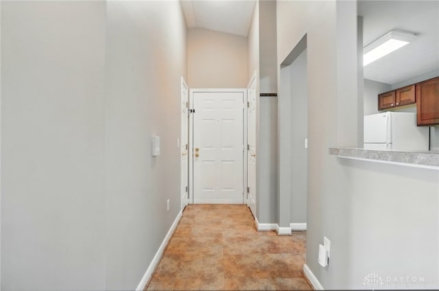 3128 Alexander Pl Unit 206, Beavercreek, OH 45431 - corridor with light colored carpet and baseboards
