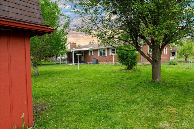 view of yard