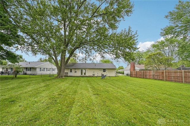 view of back of property
