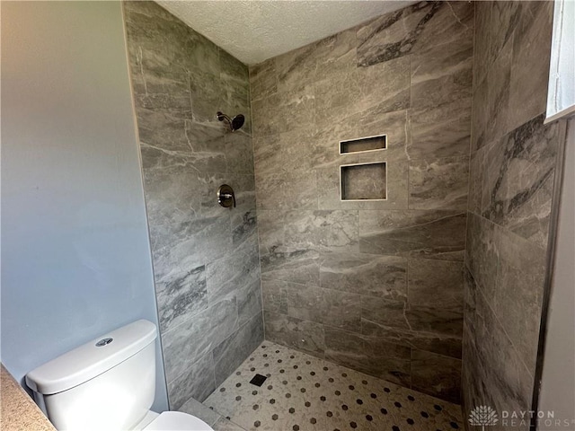 5700 Coach Dr Unit B, Kettering, OH 45440 - full bathroom featuring a tile shower and toilet