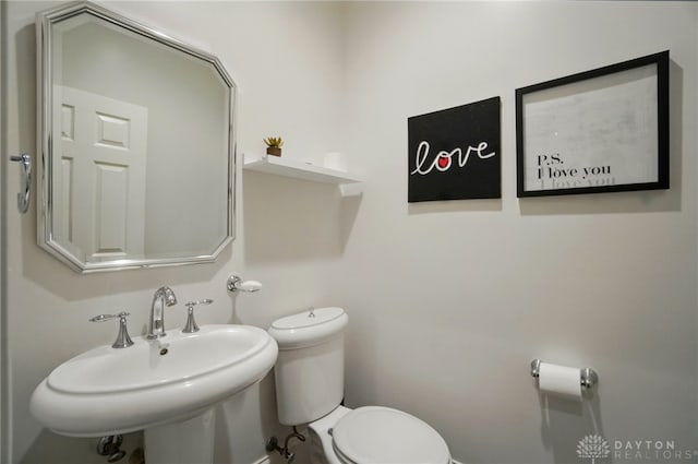 2731 Cleinview Ave Unit 2, Cincinnati, OH 45206 - bathroom with toilet and a sink