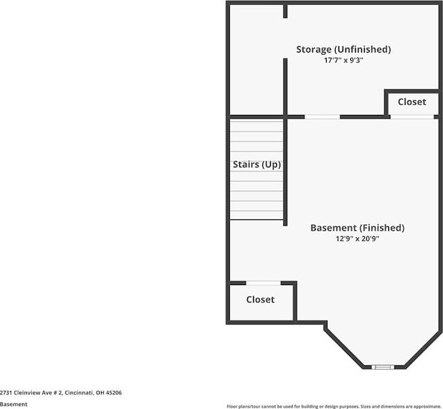 2731 Cleinview Ave Unit 2, Cincinnati, OH 45206 - home floor plan