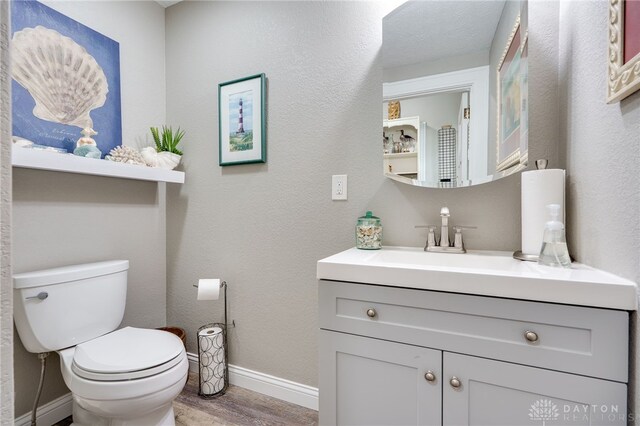 65 N Central Ave, Fairborn, OH 45324 - half bath with vanity and wood finished floors