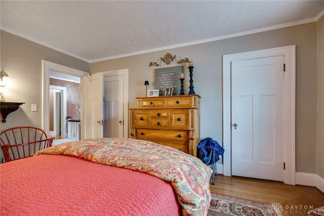 65 N Central Ave, Fairborn, OH 45324 - bedroom with wood finished floors and crown molding