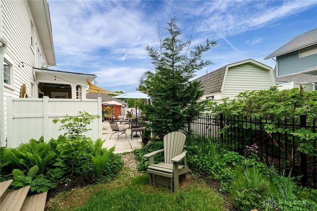 65 N Central Ave, Fairborn, OH 45324 - view of yard featuring a patio area