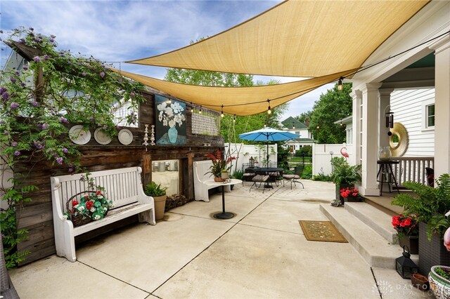 65 N Central Ave, Fairborn, OH 45324 - view of patio featuring outdoor dining space