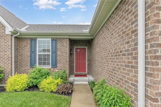 3631 Capitol Ave, Mason, OH 45040 - view of exterior entry featuring brick siding and roof with shingles