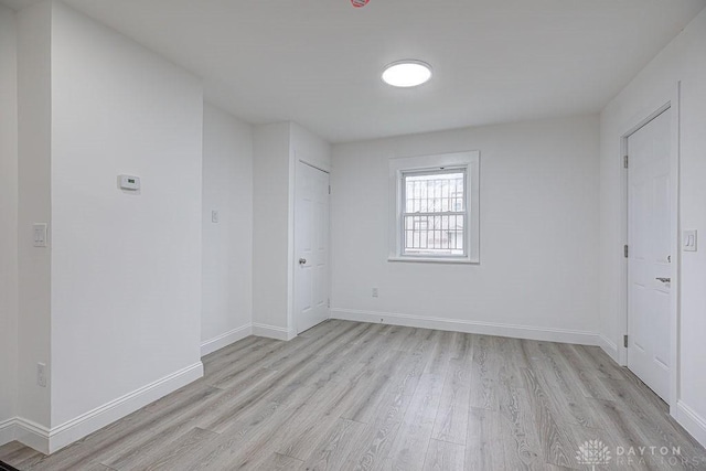 3200 Hoover Ave, Dayton, OH 45402 - unfurnished room featuring light wood finished floors and baseboards
