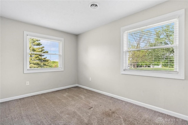 7217 State Route 380, Chester Twp, OH 45177 - carpeted spare room featuring baseboards