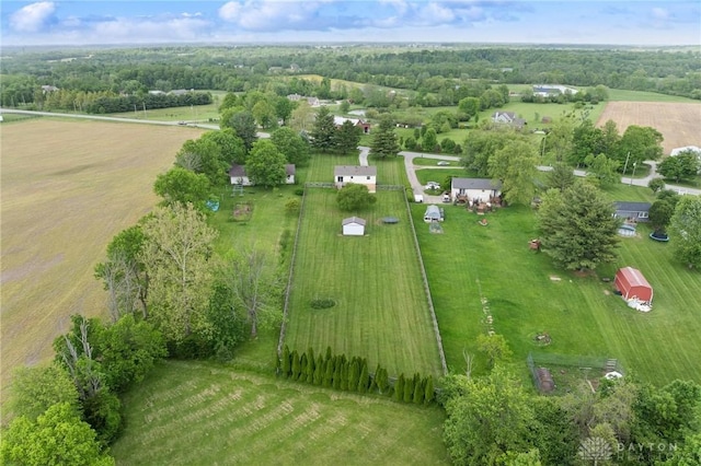 7217 State Route 380, Chester Twp, OH 45177 - aerial view of property's location featuring rural landscape