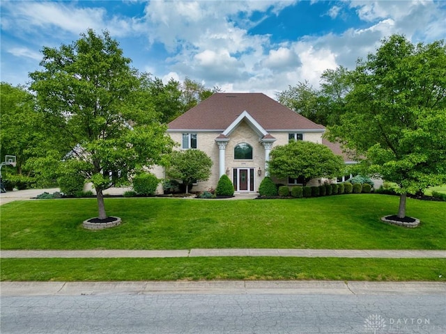 1656 Fox Trl, Bellbrook, OH 45305 - view of front of house featuring a front yard